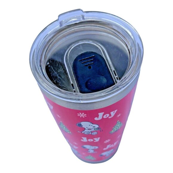 Peanuts Snoopy Joy Christmas 2022 Stainless Steel Insulated Tumbler Cup 20 Oz - Picture 3 of 8